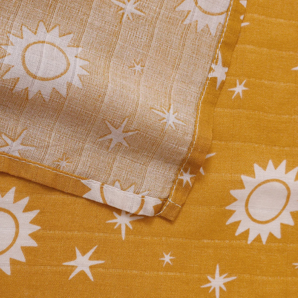 Muslin Burp Cloth Set of 5, Earthy Neutrals