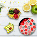 Beeswax Food Wraps, Set of 3 (S/M/L)